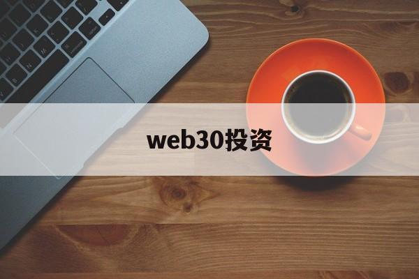 web30投资(web30的主要特征)